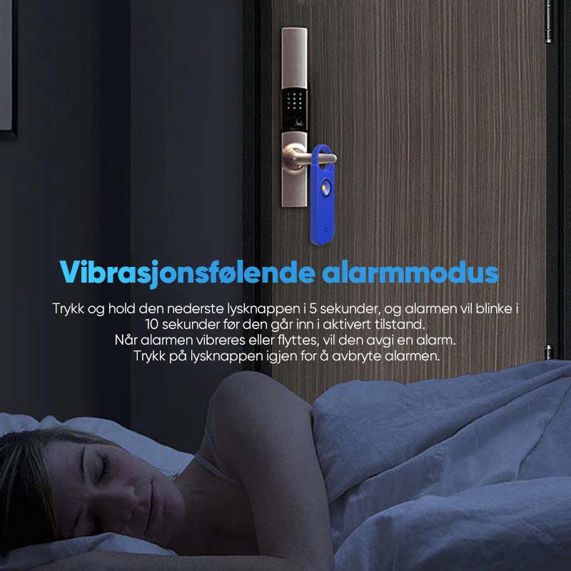 135dB Personlig Sikkerhetsalarm